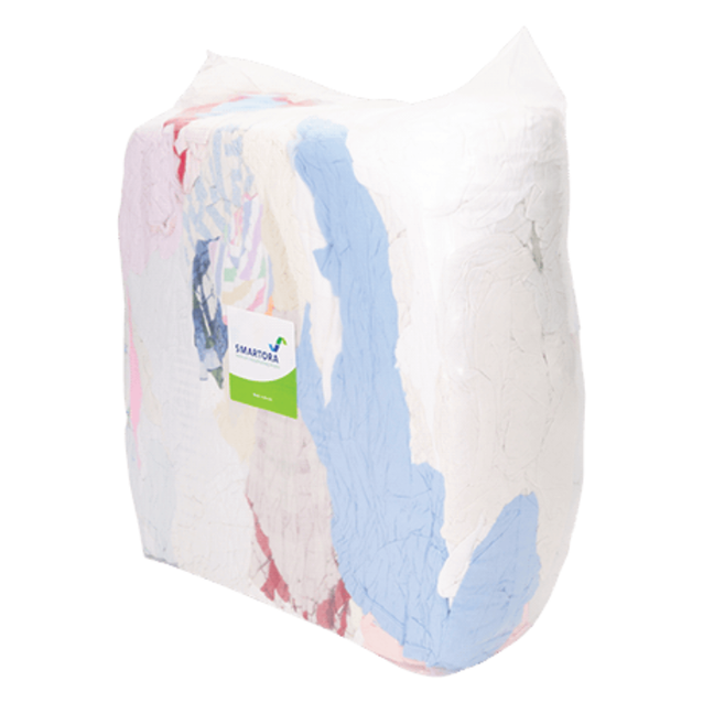 Coloured Flannelette Rag Wipers 10KG Bag
